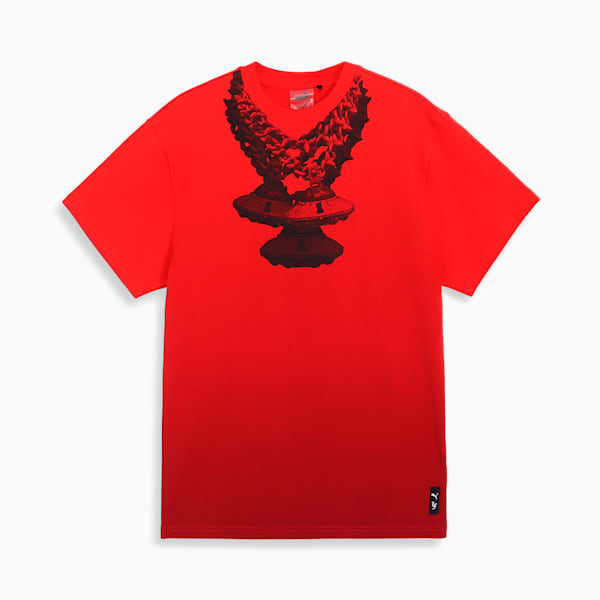 メンズ バスケットボール HOOPS x LAFRANCE ホリデイ Tシャツ, For All Time Red, extralarge-JPN