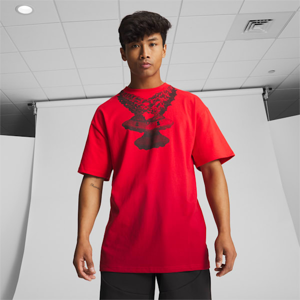 PUMA x LAMELO BALL LaFrancé Men's Tee, For All Time Red, extralarge