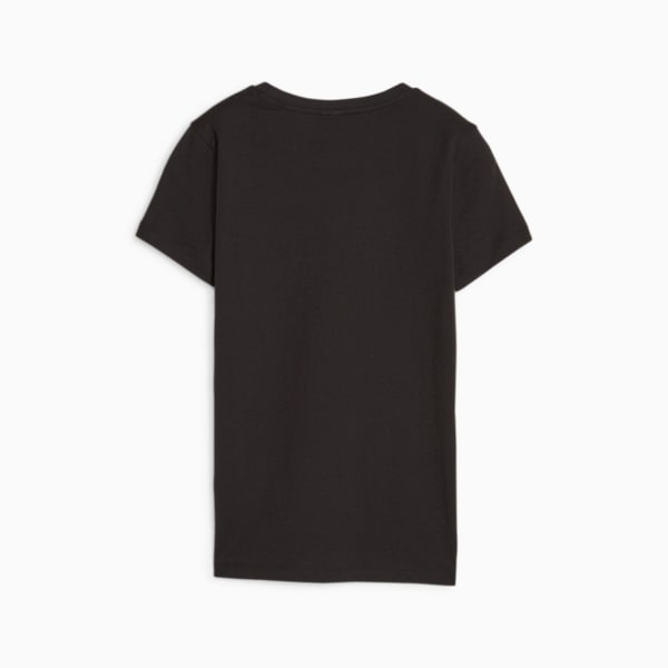 Camiseta con logo CLASSICS para mujer, PUMA Black, extragrande