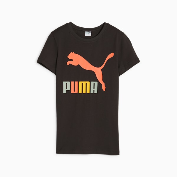 Playera con logotipo Mujer CLASSICS, PUMA Black, extralarge