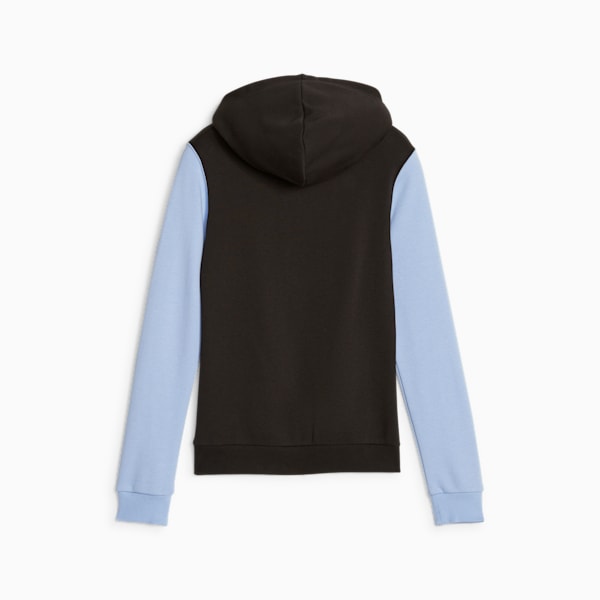 Girls black puma hoodie clearance