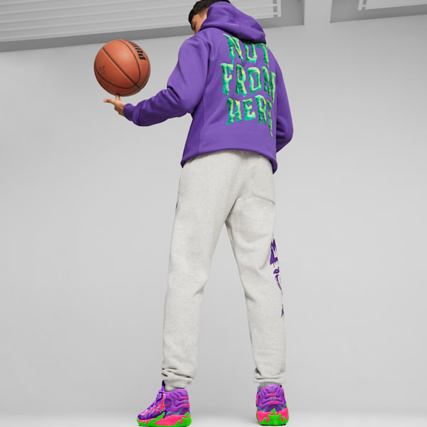 Pantalón de chándal PUMA x LAMELO BALL Toxic para Hombre, Light Gray Heather, extralarge