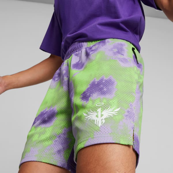 MELO x TOXIC Men's Basketball Shorts, Team Violet, extralarge-IND