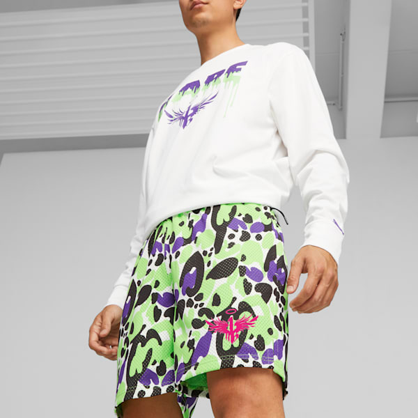 PUMA x LAMELO BALL Toxic Men's Long Sleeve Basketball Tee, PUMA White, extralarge