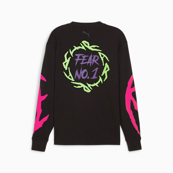 メンズ バスケットボール MELO x TOXIC 長袖 Tシャツ2, PUMA Black, extralarge-JPN
