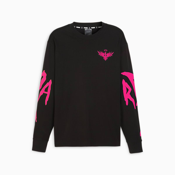 メンズ バスケットボール MELO x TOXIC 長袖 Tシャツ2, PUMA Black, extralarge-JPN