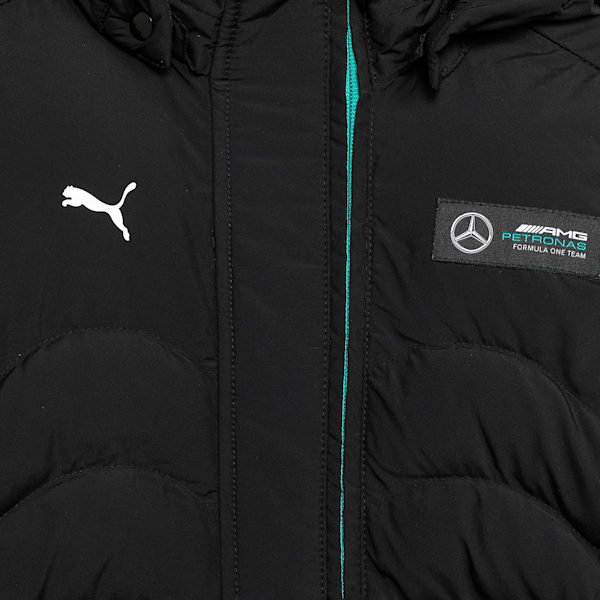 Mercedes-AMG PETRONAS MT7 Ecolit Youth Padded Jacket, PUMA Black, extralarge-IND