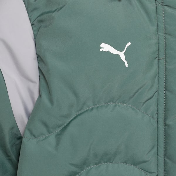 Mercedes-AMG PETRONAS MT7 Ecolit Youth Padded Jacket, Eucalyptus, extralarge-IND