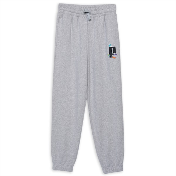 PUMA x THE SMURFS Kids' Sweatpants, Light Gray Heather, extralarge-IND