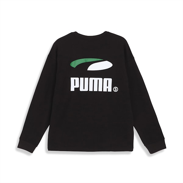 メンズ スケートボード 長袖 Tシャツ CO, PUMA Black, extralarge-JPN