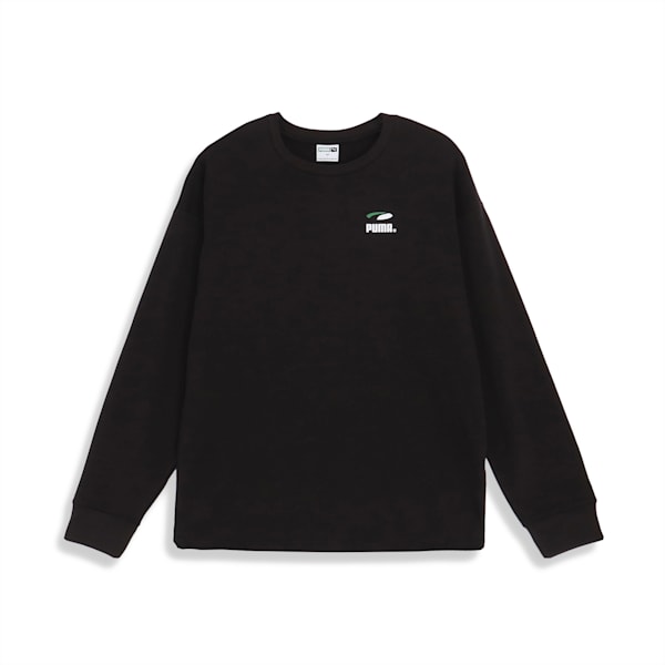 メンズ スケートボード 長袖 Tシャツ CO, PUMA Black, extralarge-JPN