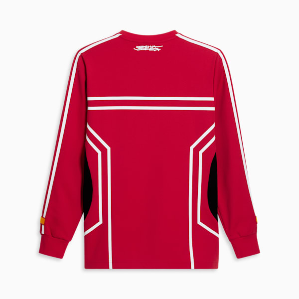 SCUDERIA FERRARI x JOSHUA VIDES Men's Mesh Shirt, Rosso Corsa, extralarge