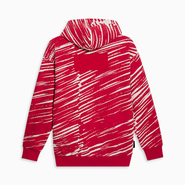 Sudadera con capucha SCUDERIA FERRARI x JOSHUA VIDES para hombre, Rosso Corsa, extralarge