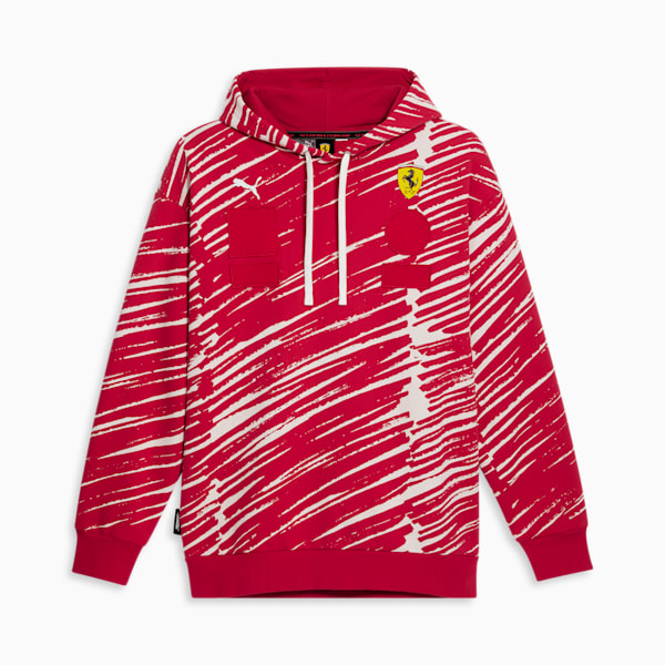 SCUDERIA FERRARI x JOSHUA VIDES Men's Hoodie, Rosso Corsa, extralarge