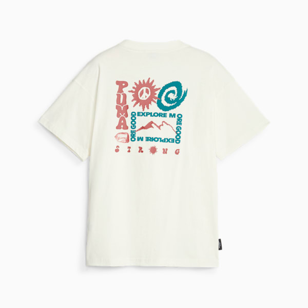 T-shirt graphique DOWNTOWN, jeunes, Warm White, extralarge