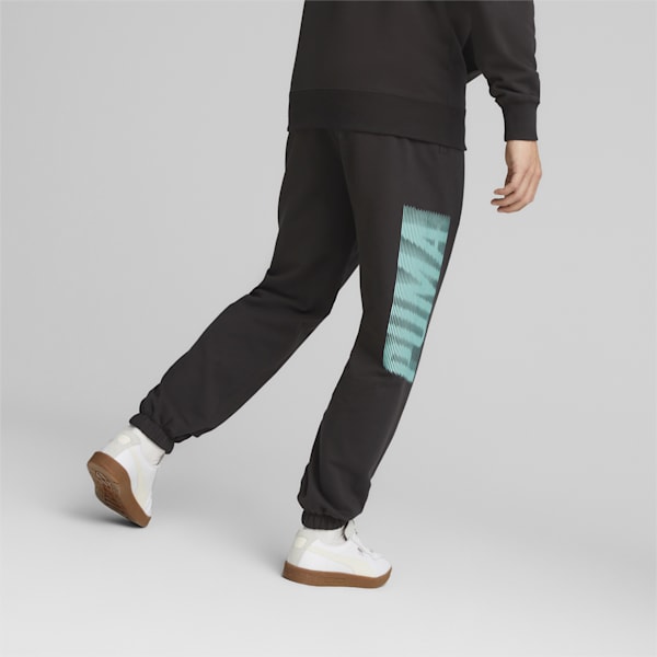 Sportswear by PUMA Men's Relaxed Fit Sweat Pants, Puma Black, extralarge-IND