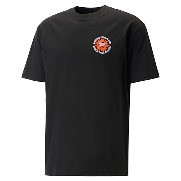 DOWNTOWN Graphic Men's T-Shirt, PUMA Black