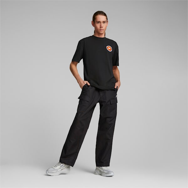 DOWNTOWN Graphic Men's T-Shirt, PUMA Black