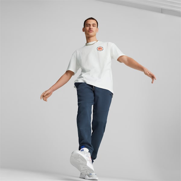DOWNTOWN Graphic Men's Relaxed Fit T-Shirt, PUMA White, extralarge-IND