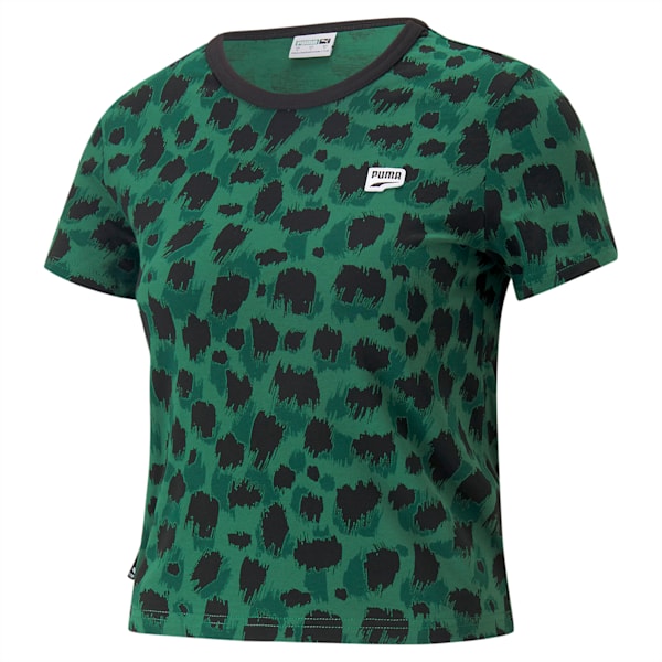 DOWNTOWN Slim Fit Women's Slim Fit T-Shirt, Vine-AOP, extralarge-IND