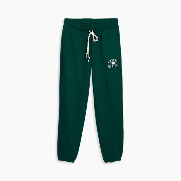 Pants de básquetbol para mujer PUMA x TROPHY HUNTING, Malachite, extralarge