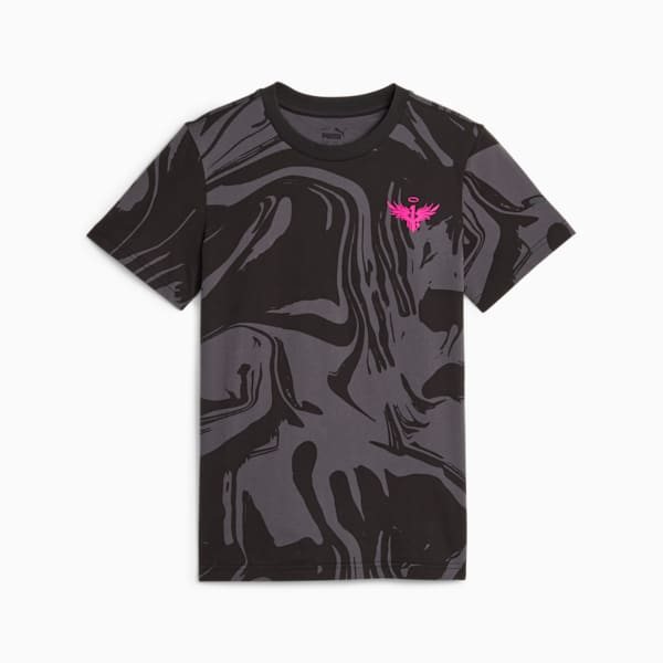 PUMA x LAMELO BALL Toxic Big Kids' Basketball Tee, PUMA Black, extralarge