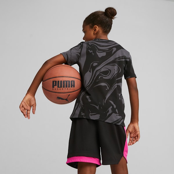 Playera de Basquetbol PUMA x LAMELO BALL Toxic para Niños Grandes, PUMA Black, extralarge