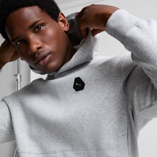 RUDAGON Men's Hoodie, Light Gray Heather, extralarge