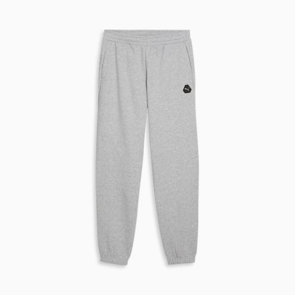 RUDAGON Men's Sweatpants, Light Gray Heather, extralarge