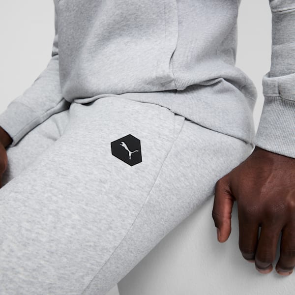 RUDAGON Men's Sweatpants, Light Gray Heather, extralarge
