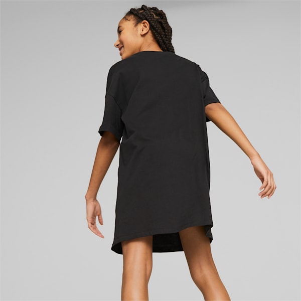 CLASSICS Girl's T-Shirt Dress, PUMA Black, extralarge-IND