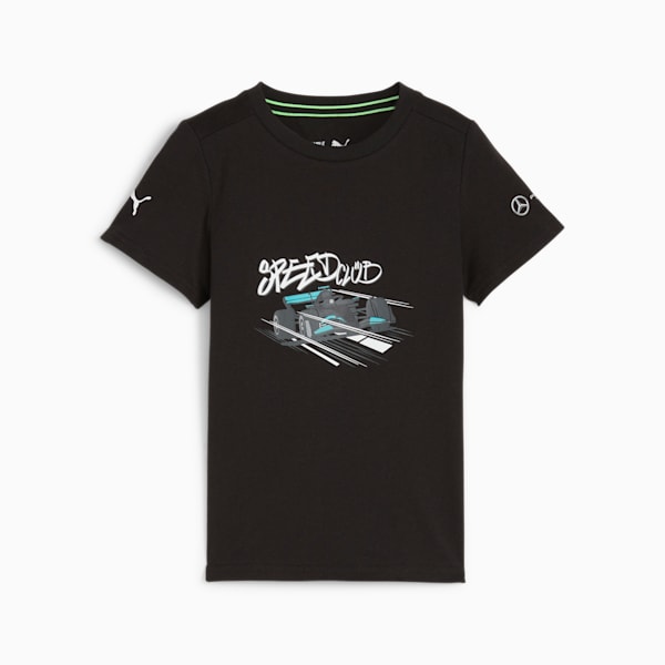 Mercedes-AMG Petronas Motorsport Kids' T-shirt, PUMA Black, extralarge-IND