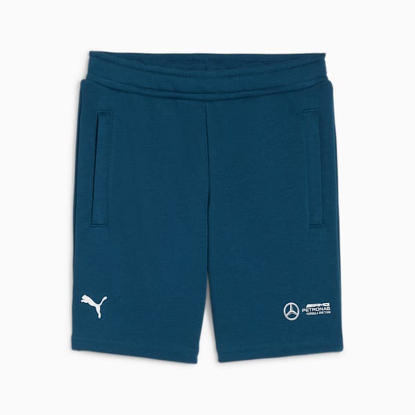 Mercedes-AMG Petronas Motorsport Kids' Shorts, Ocean Tropic, extralarge-IND