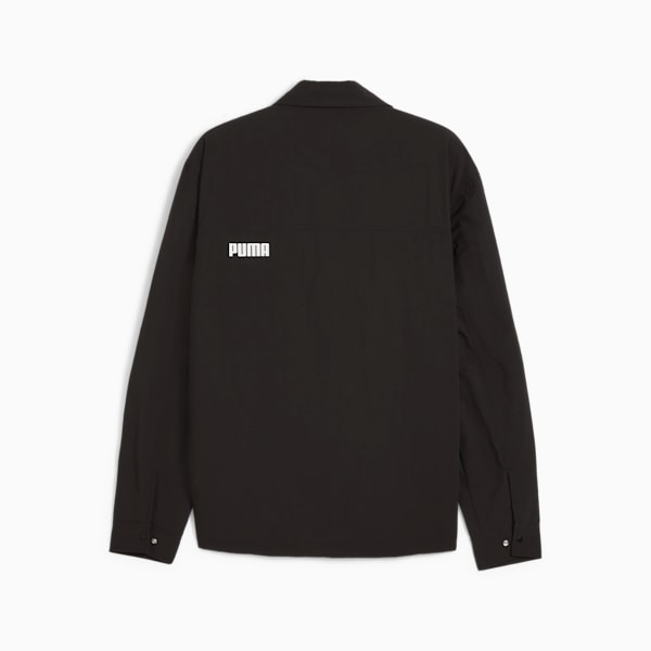 Men's Shirt Jacket, PUMA Black, extralarge