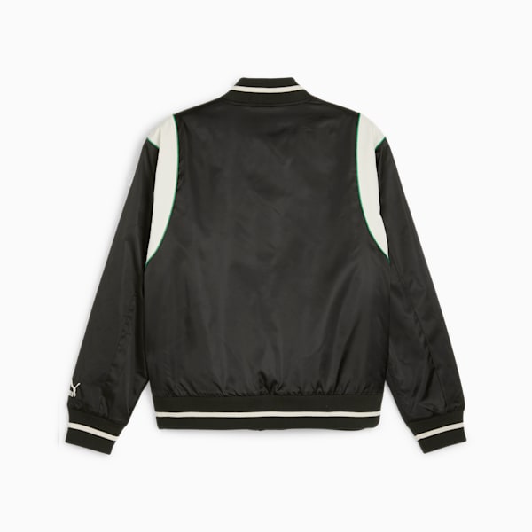PUMA TEAM Unisex Varsity Jacket, PUMA Black, extralarge-IND