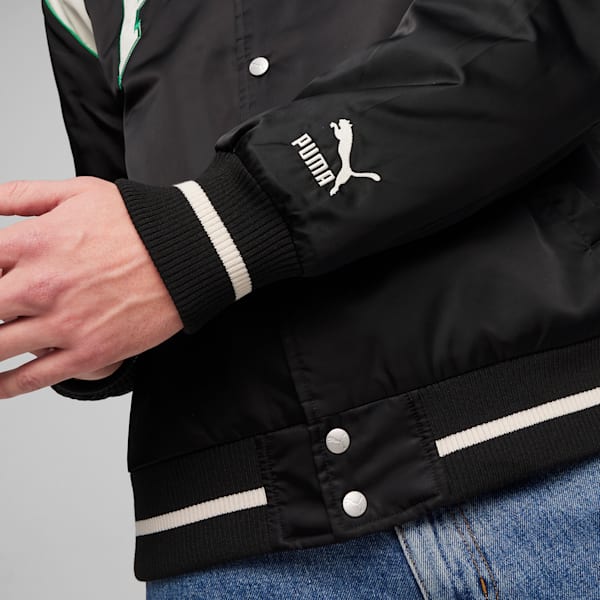 PUMA TEAM Unisex Varsity Jacket, PUMA Black, extralarge-IND