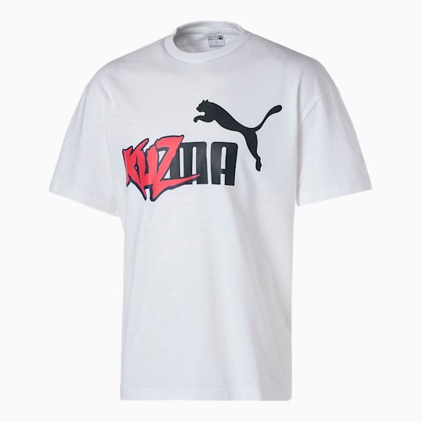 メンズ バスケットボール KUZMA 半袖 Tシャツ, Puma White