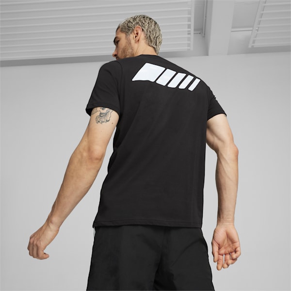 AMG Motorsport Graphic Men's T-shirt, PUMA Black, extralarge-IND