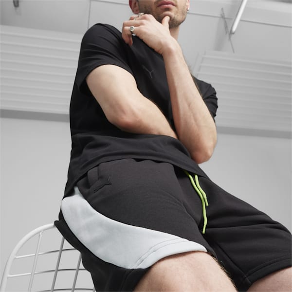 AMG Men's Motorsport Sweat Shorts, PUMA Black, extralarge-IND