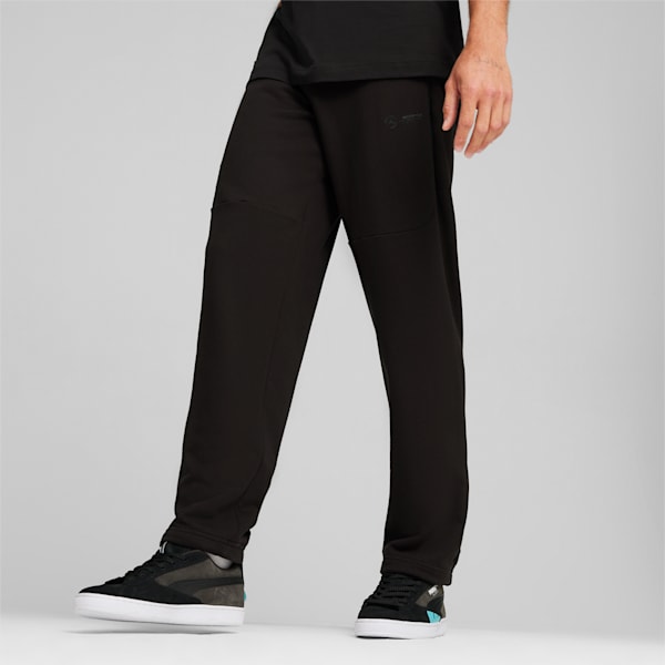 Mercedes-AMG Petronas Motorsport Men's PUMATECH Pants, PUMA Black, extralarge-IND