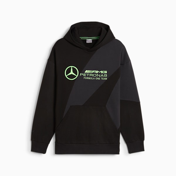 Sudadera con capucha para hombre Mercedes-AMG Petronas Motorsport Statement, PUMA Black, extralarge