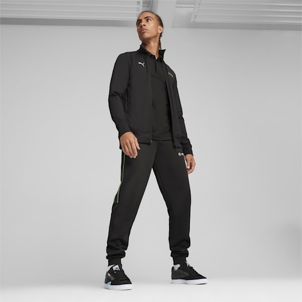 Mercedes-AMG Petronas Motorsport Men's Cloudspun Slim Fit Jacket, PUMA Black, extralarge-IND