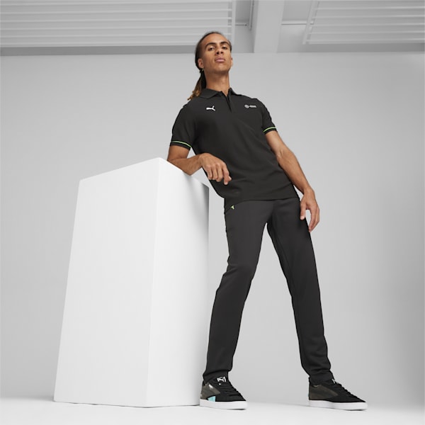 Mercedes-AMG Petronas Motorsport Men's Cloudspun Slim Fit Pants, PUMA Black, extralarge-IND
