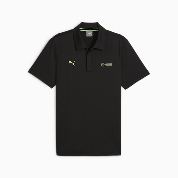 Mercedes-AMG Petronas Motorsport CLOUDSPUN Men's Polo, PUMA Black, extralarge-IND