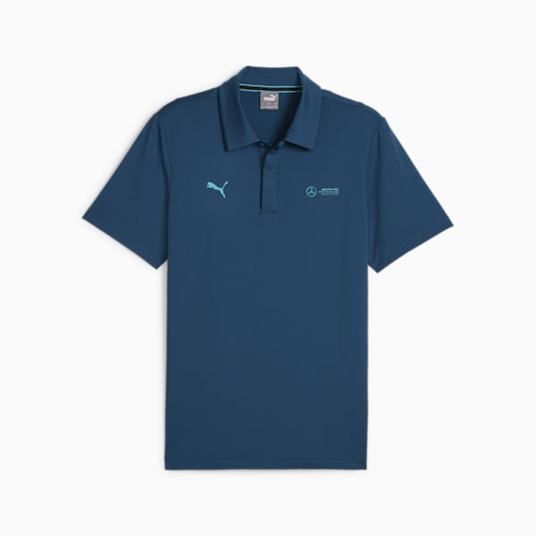 Mercedes-AMG Petronas Motorsport CLOUDSPUN Men's Polo, Ocean Tropic, extralarge-IND