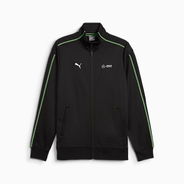 Mercedes-AMG PETRONAS MT7 Motorsport Men's Track Jacket, PUMA Black, extralarge-IND