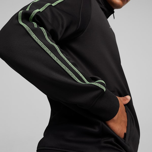 Mercedes-AMG PETRONAS MT7 Motorsport Men's Track Jacket, PUMA Black, extralarge-IND