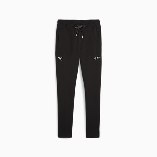 Mercedes-AMG Petronas Motorsport Men's Open Cuff Sweatpants, PUMA Black, extralarge-IND