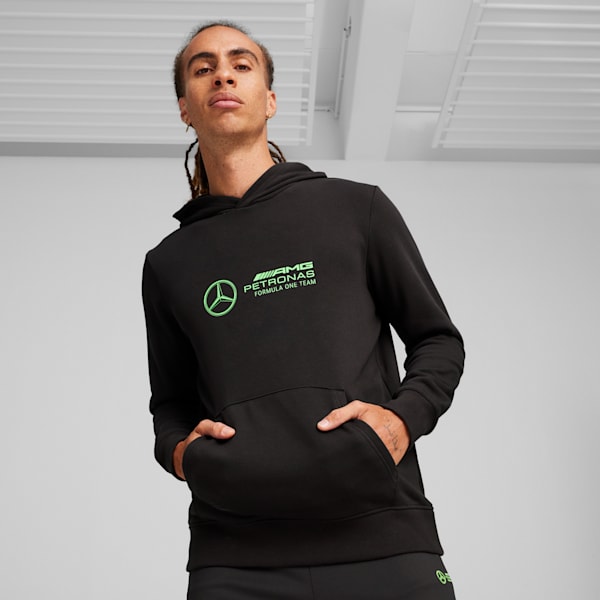 Mercedes AMG-Petronas F1® Motorsport Men's Hoodie, PUMA Black, extralarge