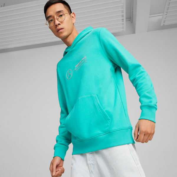 Mercedes-AMG Petronas Motorsport Men's Hoodie, Sheen Green, extralarge-IND